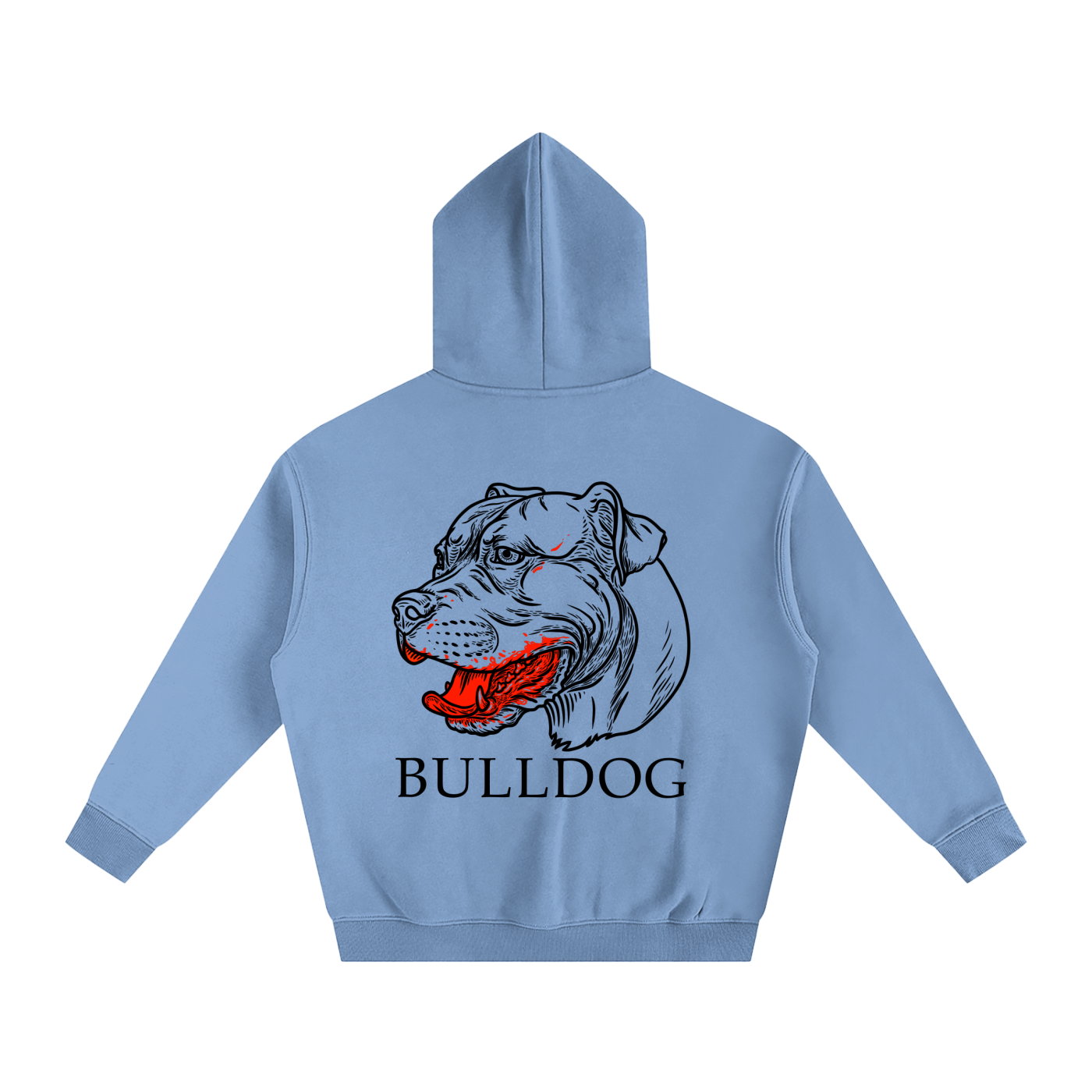 Bulldog Unisex 50/50 Blend Hoodie