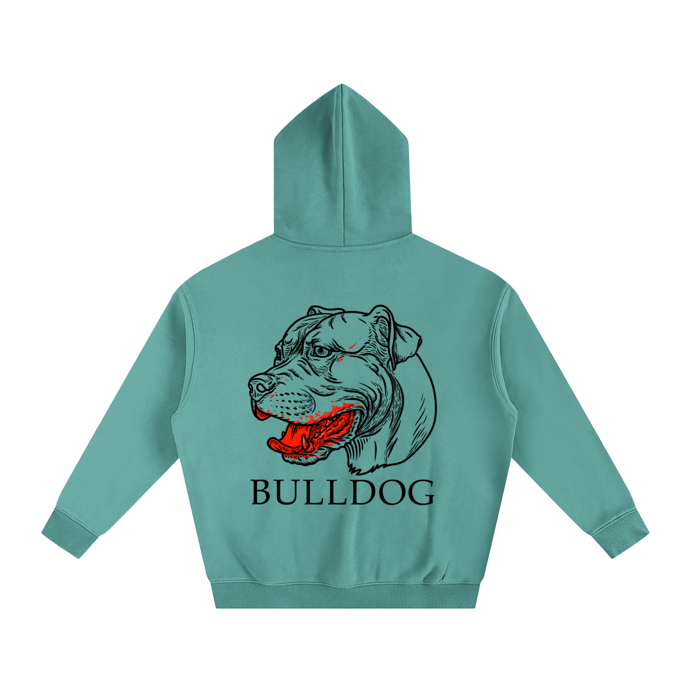 Bulldog Unisex 50/50 Blend Hoodie