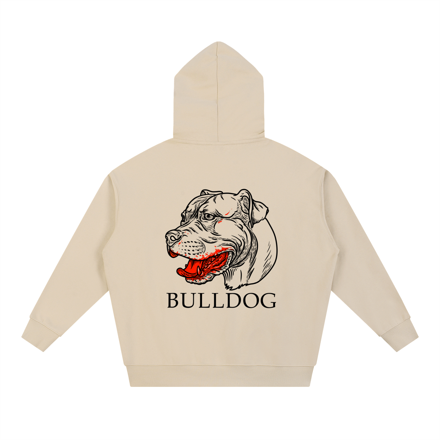 Bulldog 100% Cotton Unisex Hoodie