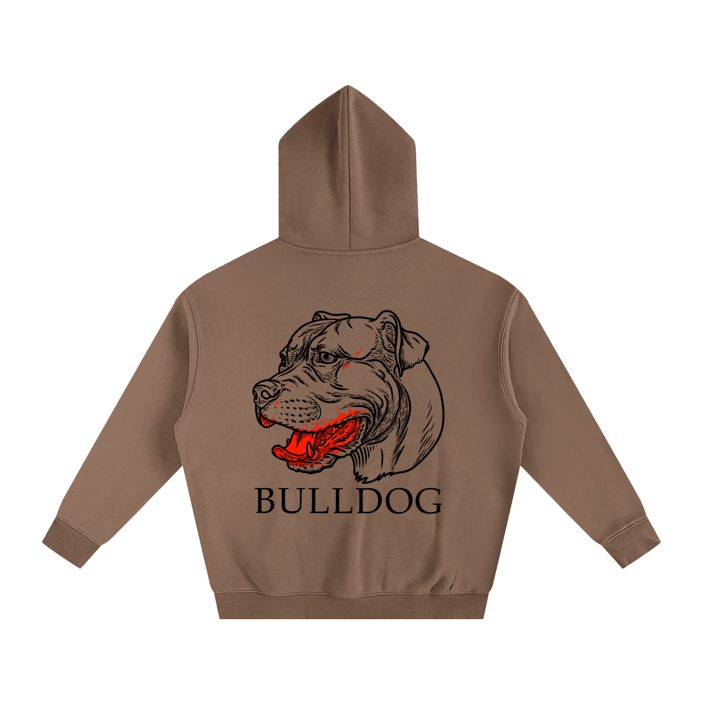 Bulldog Unisex 50/50 Blend Hoodie