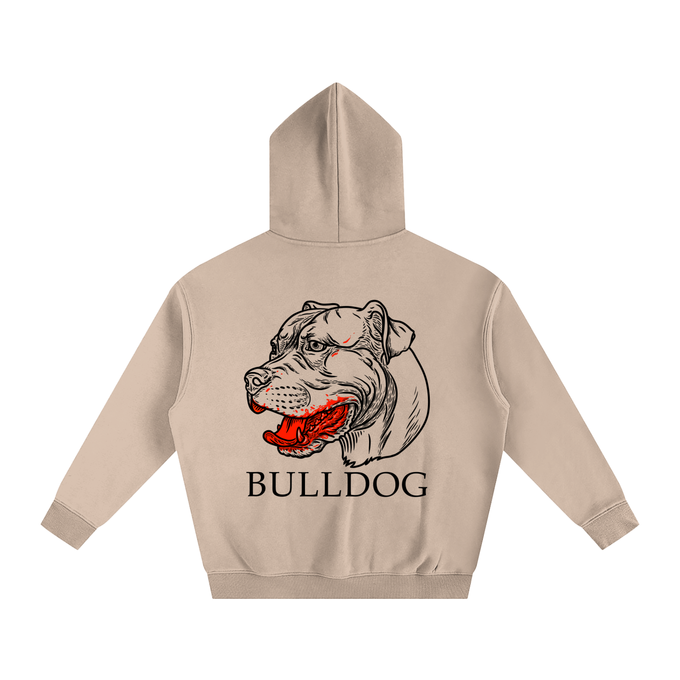 Bulldog Unisex 50/50 Blend Hoodie