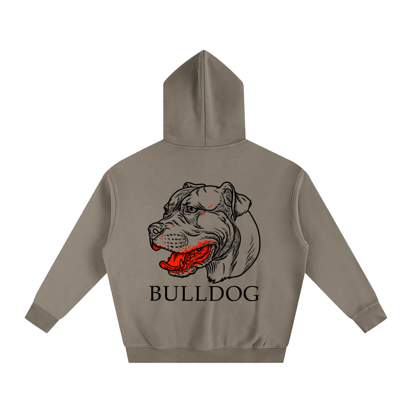 Bulldog Unisex 50/50 Blend Hoodie